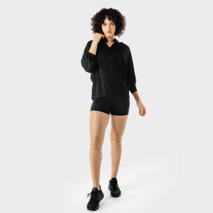 Women's Fitness - Oversized Shirt - Black