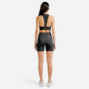 Limitless Plush Cycling Shorts - Black