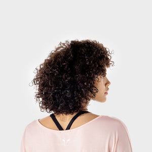 Women's Fitness - Batwing Top - Peachy Keen Marl