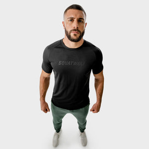 LAB360° Recycled Mesh Tee - Black