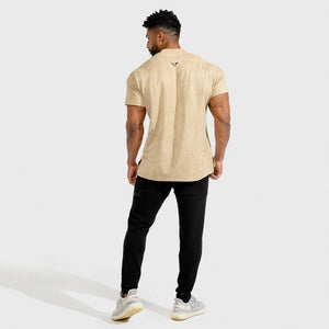 Not The Gym Vibe Tee - Nude