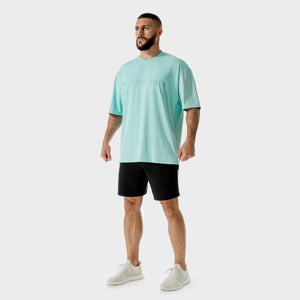 LAB360° Oversized Tee - Pastel Turquoise