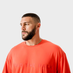 LAB360° Oversized Tee - Hot Coral