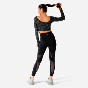 Warrior Crop Tee - Camo