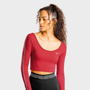 Wonder Woman Crop Top - Ruby Red