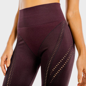 Ultra Seamless Leggings - Burgundy