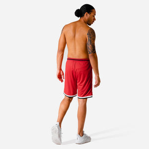 Hybrid Basketball Shorts - Red