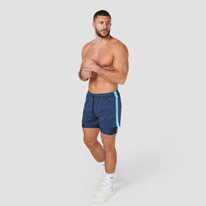 Hybrid Performance 2-in-1 Shorts - Navy