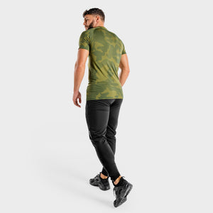 Wolf Seamless Tee - Khaki