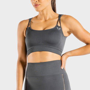 Meta Sports Bra - Charcoal