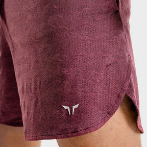 Wolf Running Top - Burgundy