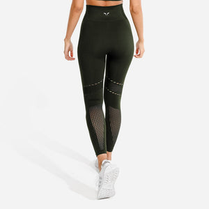 Meta Seamless Leggings - Khaki