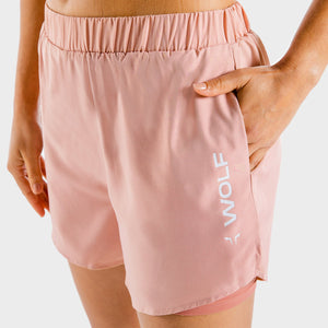 Primal 2-in-1 Shorts - Dusty Pink