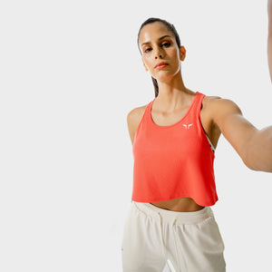 LAB360° Crop Tank - Hot Coral