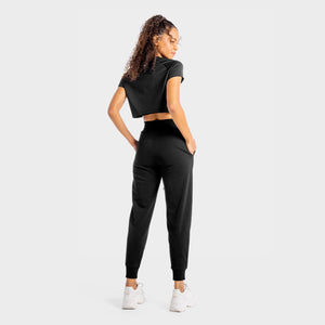 Core Crop Tee - Onyx