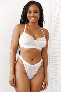 Chic Balcony Bra (Set) - Pearl