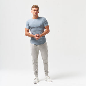 Statement Tee - Dusty Blue