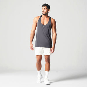 Essential Gym Stringer - Charcoal