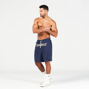 Golden Era New Gen Jogger Shorts - Navy Marl