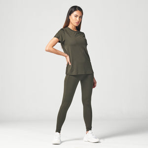 Essential Relaxed Fit Tee - Khaki