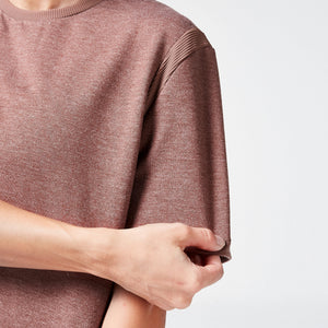 Code Oversized Drip Tee - Cappuccino Marl