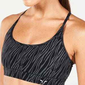 Core Strappy Bra - Black