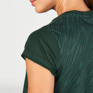 Core Wild Print Back Tee - Pine Grove