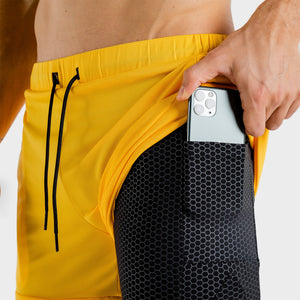 Batman 2-in-1 Shorts - Yellow