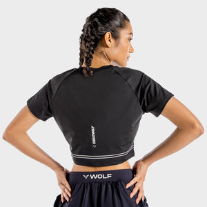 Flux Crop Tee - Onyx