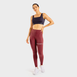 Flux Leggings - Maroon