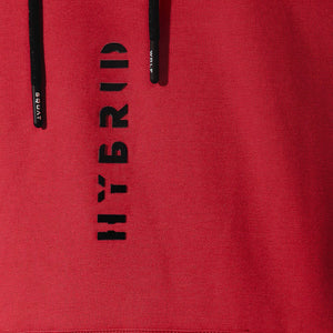 Hybrid Vertical Hoodie - Red