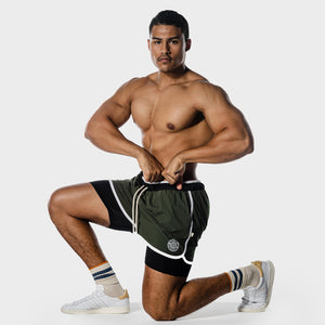 Golden Era 2-in-1 Shorts - Kombu Green