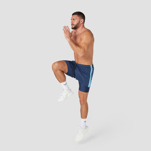 Hybrid Performance 2-in-1 Shorts - Navy