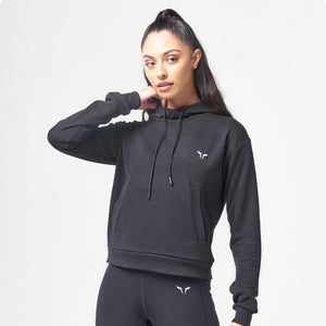 Essential Warm Up Hoodie - Black