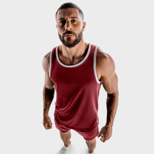 Hybrid Performance Tank - Maroon