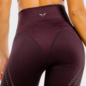 Ultra Seamless Leggings - Burgundy