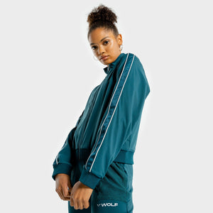 Noor Track Top - Teal