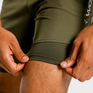 Primal 2-in-1 Shorts - Khaki