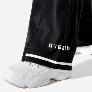 Hybrid Wide Leg Pants - Black