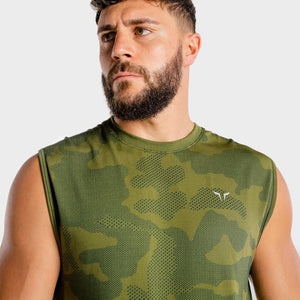 Wolf Seamless Tank - Khaki