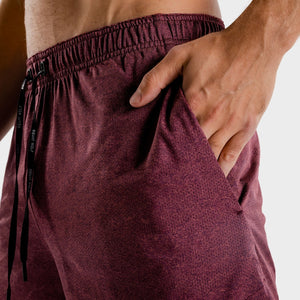 Wolf Shorts - Burgundy