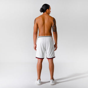 Hybrid Basketball Shorts - White