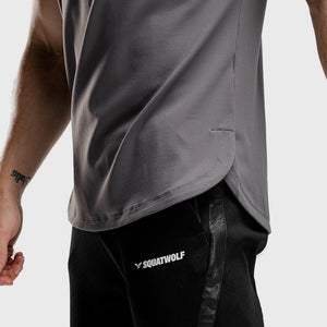 Warrior Cut-Off Tank - Grey
