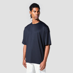 Graphic Wordmark Oversized Tee - Black