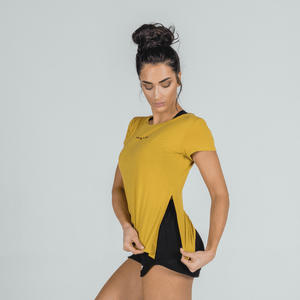 She-Wolf Crop Top - Mustard