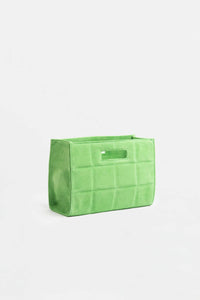 The QUILTED BAG SMALL Pistachio