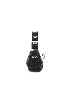 BABY SASHA KEYRING BAG - GLOSSY BLACK