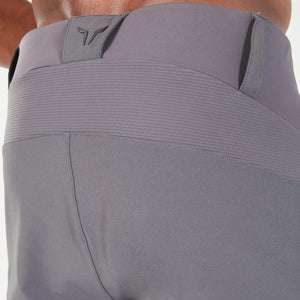 Statement Ribbed Smart Pants - Asphalt