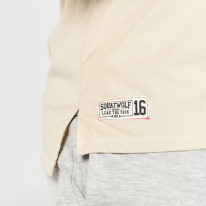 Golden Era Raglan Muscle Tee - Brown Rice