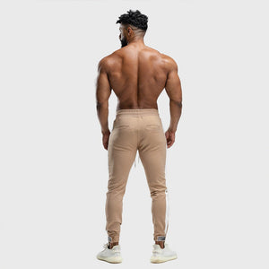 HYPE Joggers - Beige with White Panel